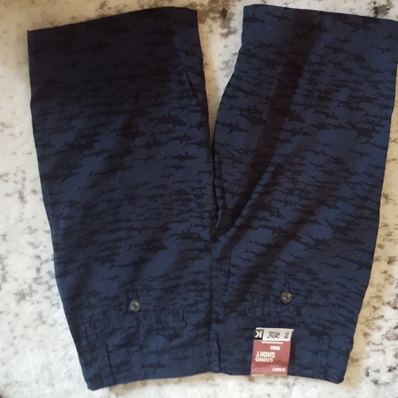 Boys Shark Print Chinos - Picture 2 of 3